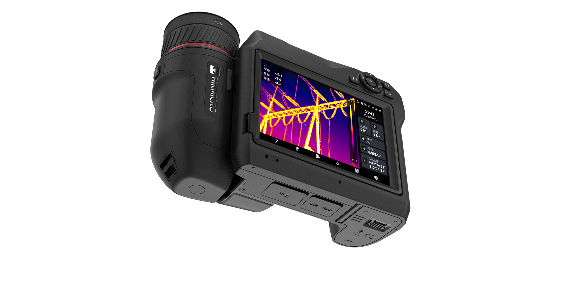 HIKMICRO 高温サーモグラフィカメラ SP40-L19 レンズ25° 安心サポート HIKMICRO 高温サーモグラフィカメラ SP40-L19 レンズ25° 安心サポート