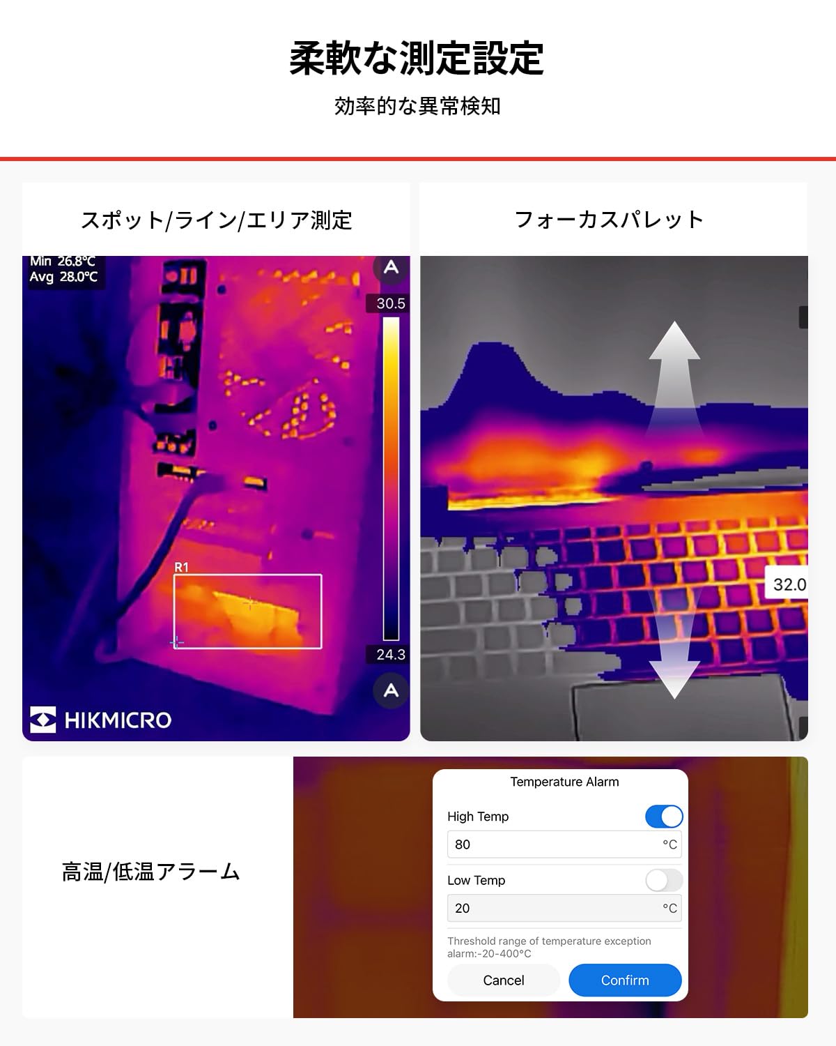 HIKMICRO Mini2 スマートフォン用サーマルカメラ 256 x 192画素 HIKMICRO Mini2 スマートフォン用サーマルカメラ 256 x 192画素