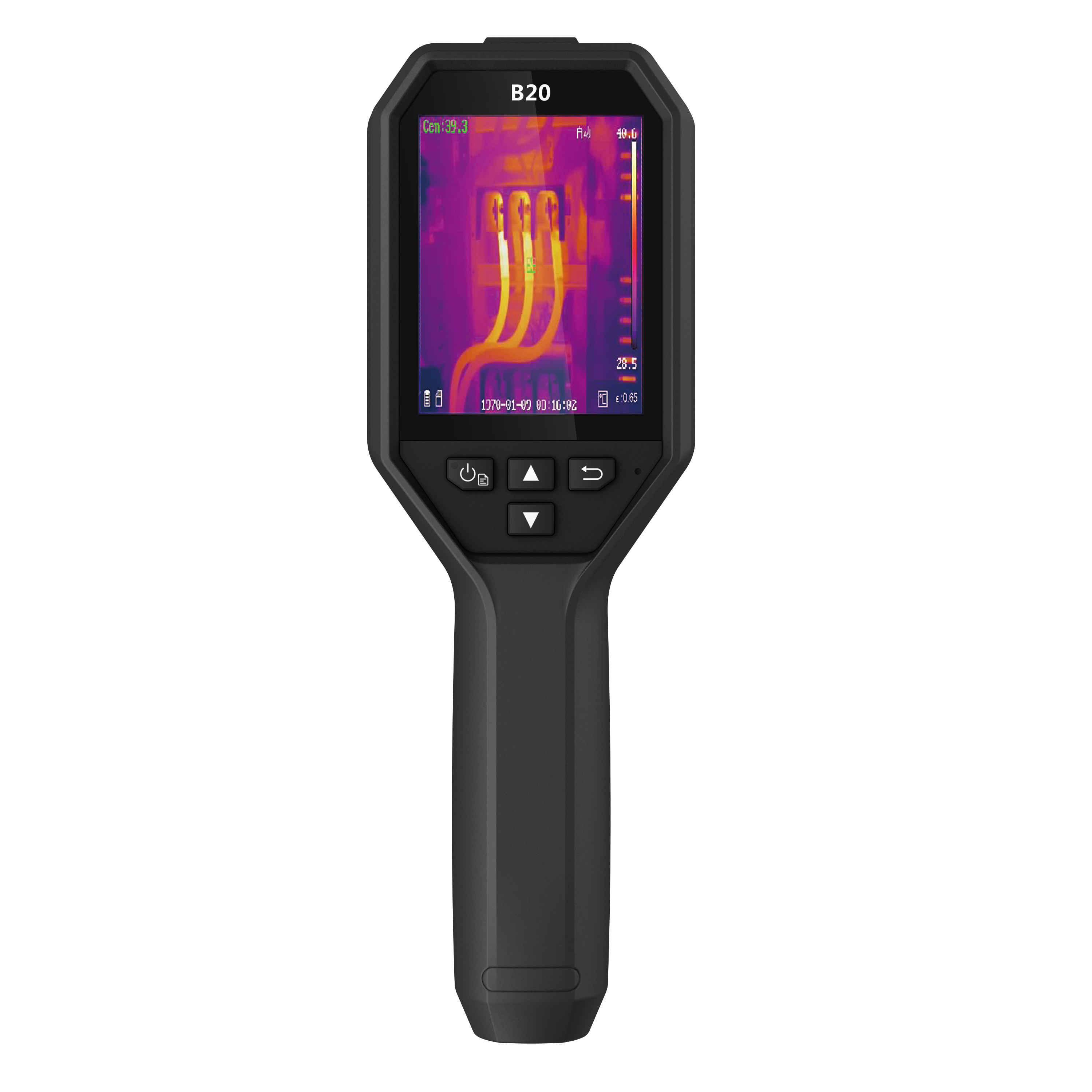 HIKMICRO B20 サーモグラフィー カメラ 256 x 192 画素の赤外線熱画像